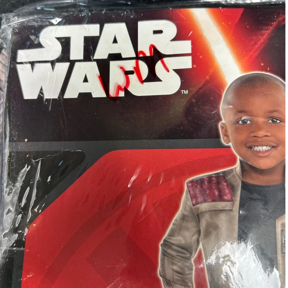 Star Wars The Force Awakens‎ FINN Costume Child Small 4-6 New - Picture 5 of 9